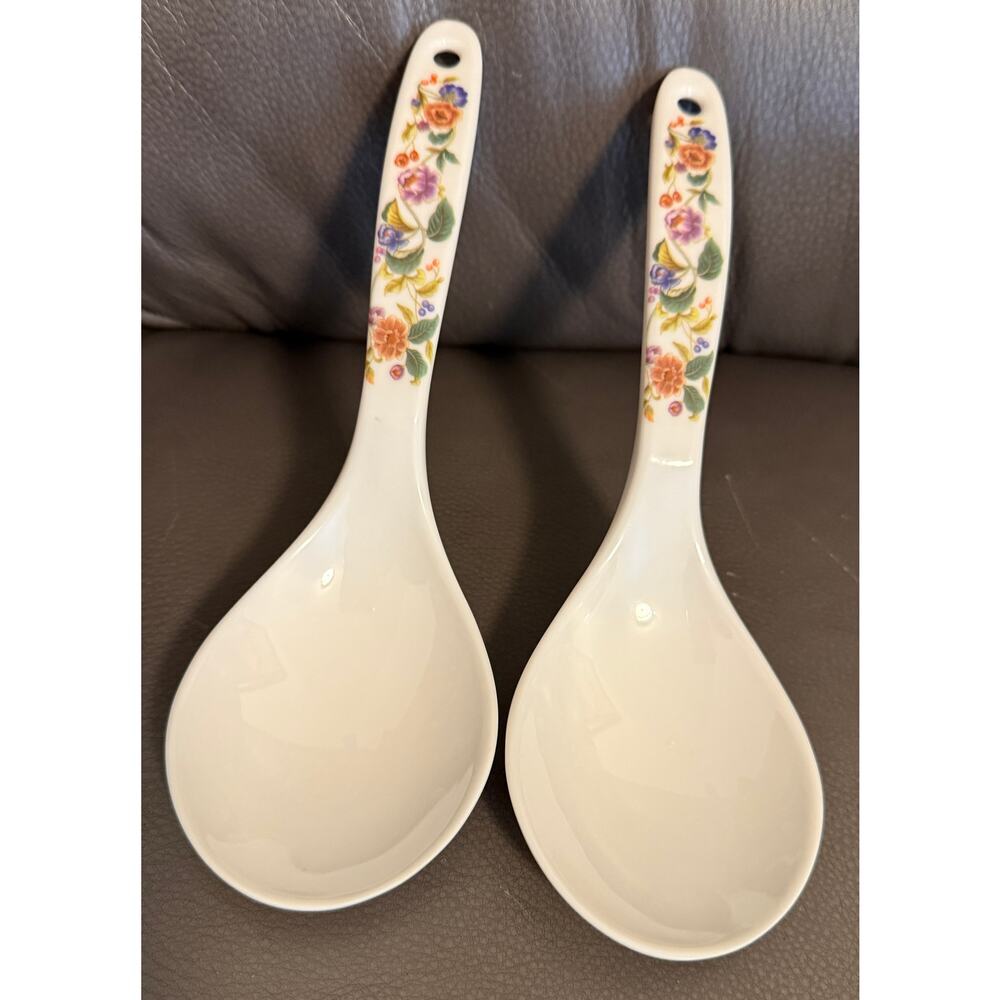 2 MELAMINE RICE/SERVING SPOONS - Picture 12 of 16
